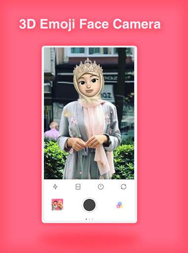 3D Emoji Face Camera - Snap Emoji Head Stickers screenshot 3