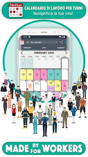 Calendario di Lavoro per turni screenshot 1
