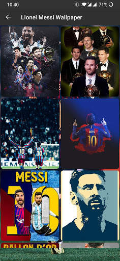 Messi Wallpaper HD screenshot 1