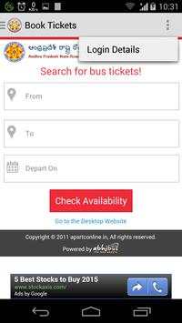 APSRTC screenshot 2