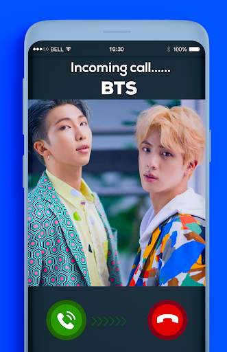 Bts Fake Call App screenshot 1