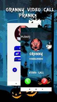 scary granny's Fake video call - chat simulator screenshot 1