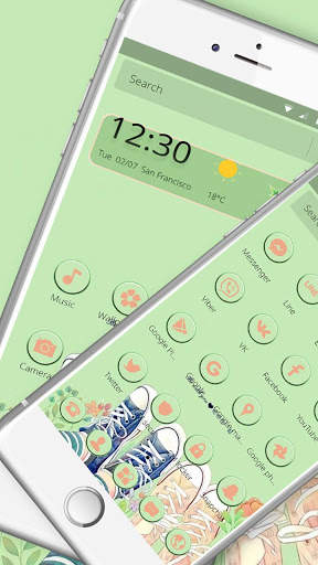 Green Fresh Couple Love Theme👫 screenshot 2