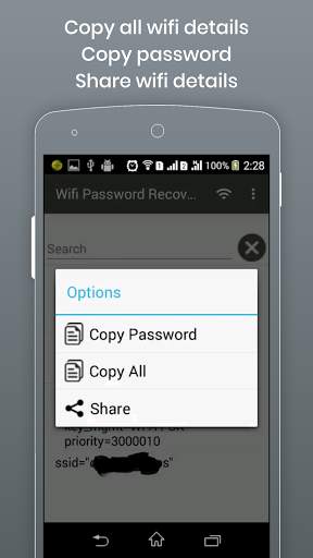 Wifi password recovery screenshot 2