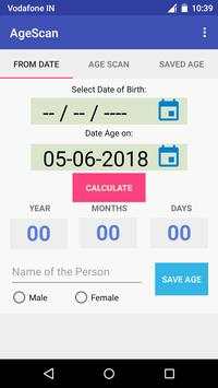 AgeScan - Age Calculator скриншот 1