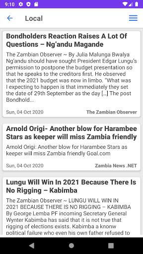 Zambia Newspapers screenshot 4