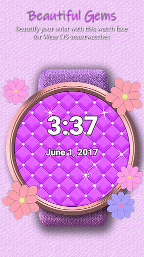 Beautiful Gems - Smartwatch Wear OS Watch Faces screenshot 1