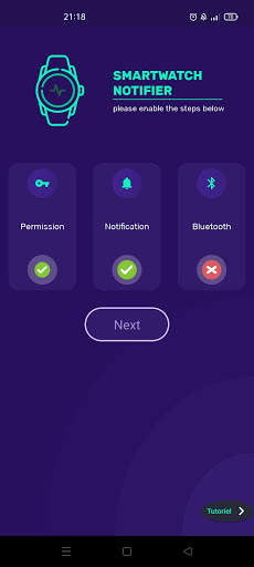 smartwatch bluetooth connector screenshot 2