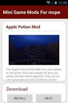 Mini Game Mods For mcpe स्क्रीनशॉट 6