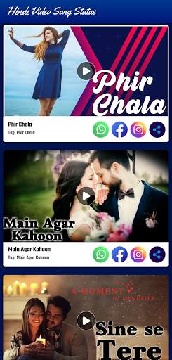 Hindi Video Songs Status Maker स्क्रीनशॉट 5