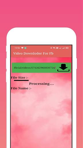 Video Downloder For Fb स्क्रीनशॉट 5