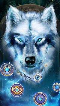 Fancy gold ice wolf theme screenshot 1
