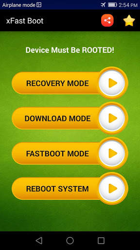 Reboot into Recovery / Download Mode - xFast screenshot 1