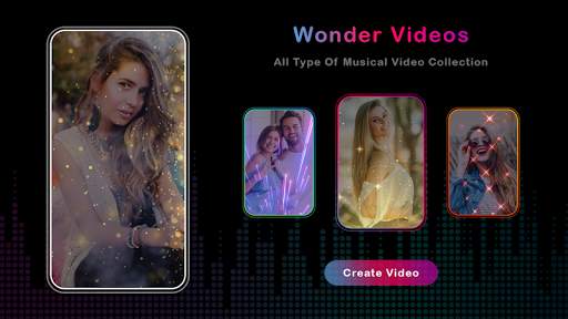Wonder Video : Lyrical Video Maker screenshot 1
