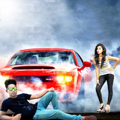 car photo editor : luxury car photo frame icon