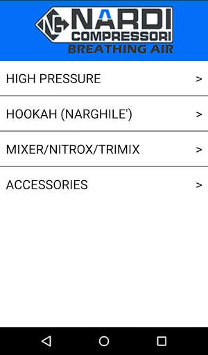 Nardi Compressors App screenshot 2