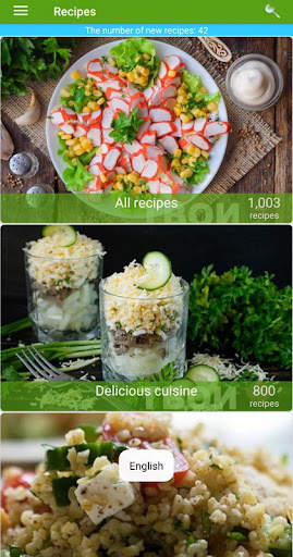 Salad recipes screenshot 1
