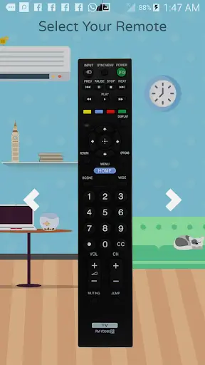 Remote Control For Sony TV screenshot 1