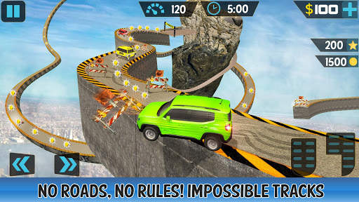 Impossible Track Mega Ramp Prado Car Stunt 2020 स्क्रीनशॉट 2