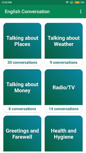English conversation everyday 6 تصوير الشاشة