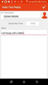 SMS Auto Reply Text Message / Calls, Autoresponder screenshot 3