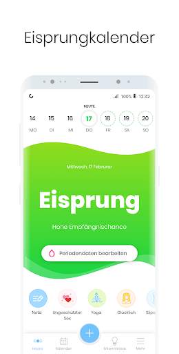 Menstruations-Kalender MIA - Perioden & Zyklus App screenshot 2