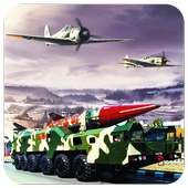 War Is Coming Army Scud Missile Truck Driving logo