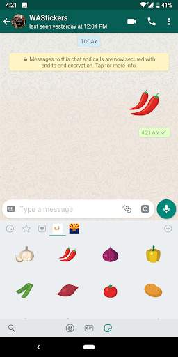 Food Stickers For WhatsApp - WAStickerApps screenshot 4