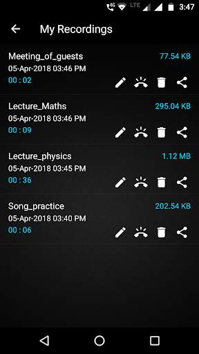Smart Recorder , Voice Recorder - TapeVoice скриншот 3