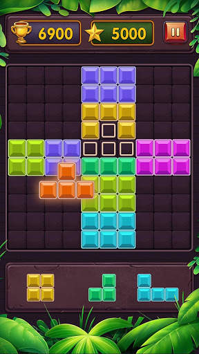 Classic Block Puzzle Game 1010: Free Cat Pop Game screenshot 6