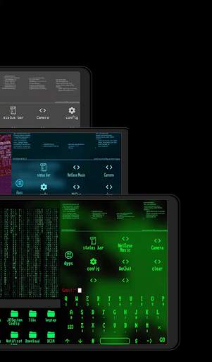 Hacker Matrix Launcher screenshot 7