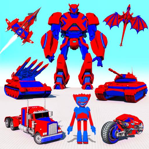 Jet Air Robot Car Transform 1.35