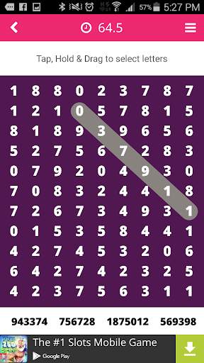 Number Search Puzzle Free screenshot 7