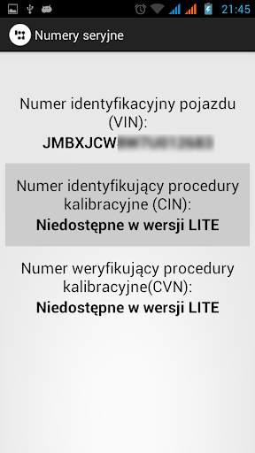 AutoDiagnoza LITE (OBDII ELM) screenshot 7