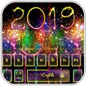 2019 New Year Fireworks Keyboard icon