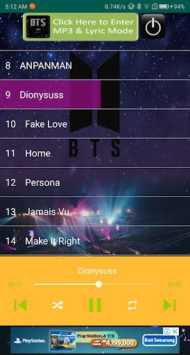 BTS Song offline screenshot 3
