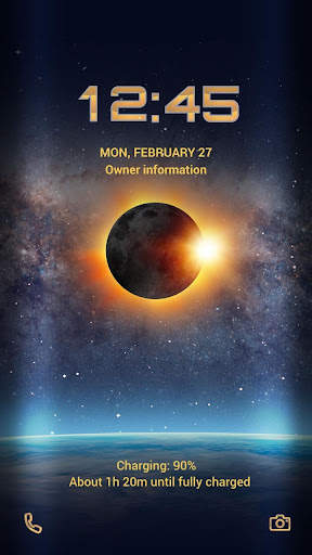 Theme Solar Eclipse - Launcher, Wallpapers, Icons screenshot 3