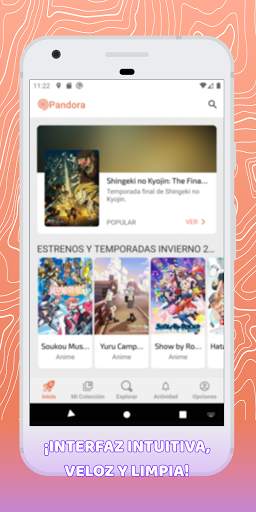 Pandora: Anime & Social screenshot 1