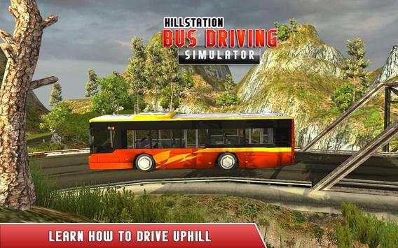 Hill climb bus driving : mountain bus simulator screenshot 2