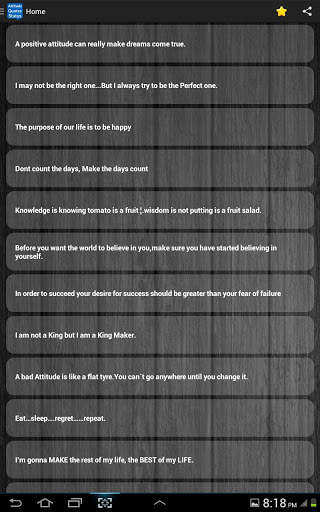 Attitude Quotes,Status message screenshot 20