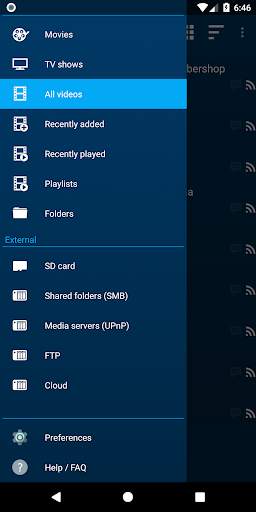 NOVA Video Player screenshot 1