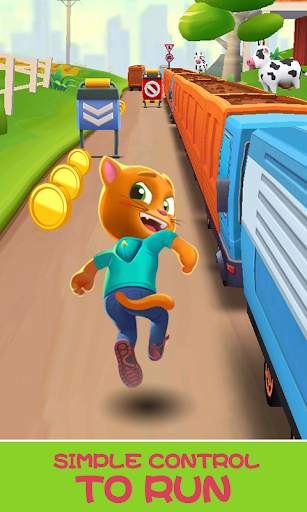 Talk Kitty Run: Cat Dash скриншот 2