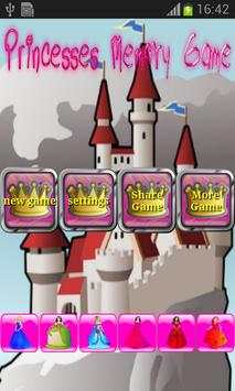 Princesses Memory Game screenshot 1