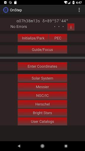 OnStep Controller2 screenshot 1