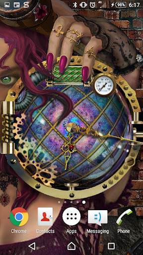 Steam Punk Clock Skin screenshot 1