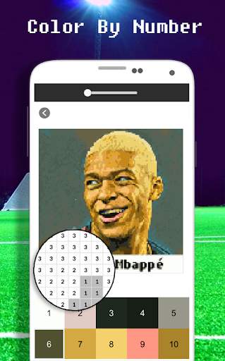 Football Player Coloring Pixel screenshot 2