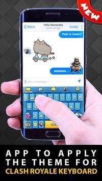 Keyboard Theme For Clash Free screenshot 1