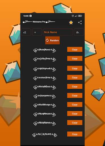 Free Name Generator For Fire screenshot 1