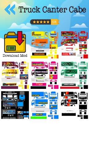 Mod Bussid Truck Angsa Putih screenshot 4