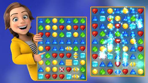 Jewel crush - color match game screenshot 7